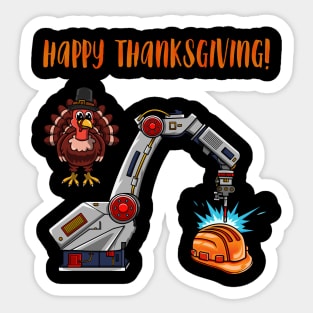 Robot Arm #2 Thanksgiving Edition Sticker